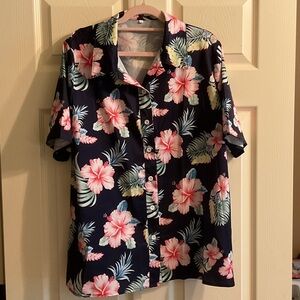 Floral Hawaiian Shirt